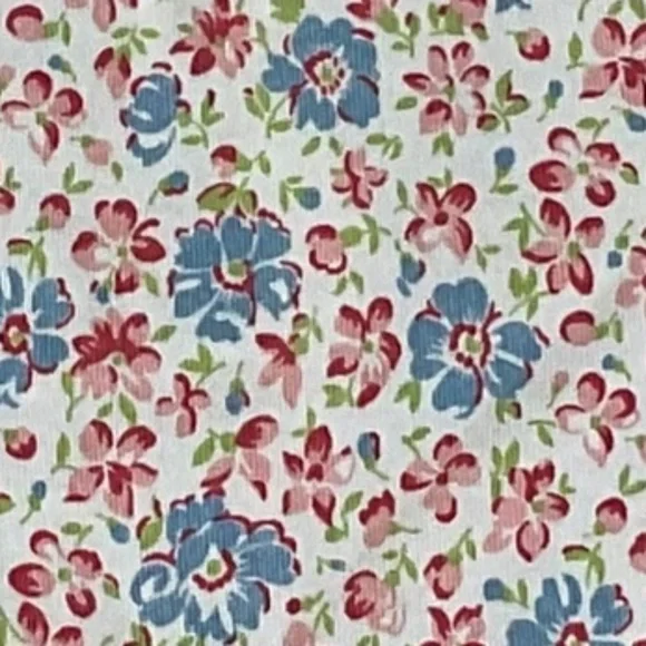 Ralph Lauren Baby Girl Floral Romper One-Piece 6M Snap Front Bow Ruffle Trim - Picture 8 of 8